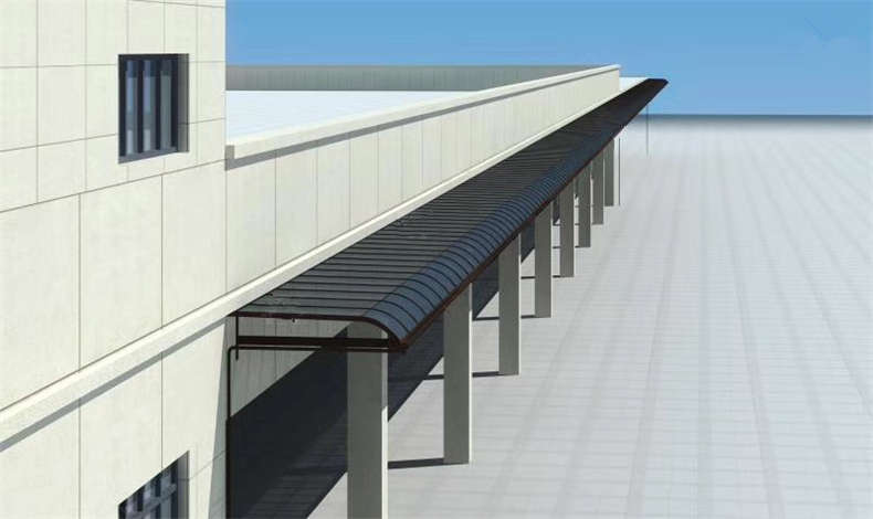 耐力板雨棚坡度設(shè)計多少合適？