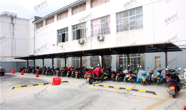 至尊卡爾鋁合金車(chē)棚進(jìn)駐吳中駕校