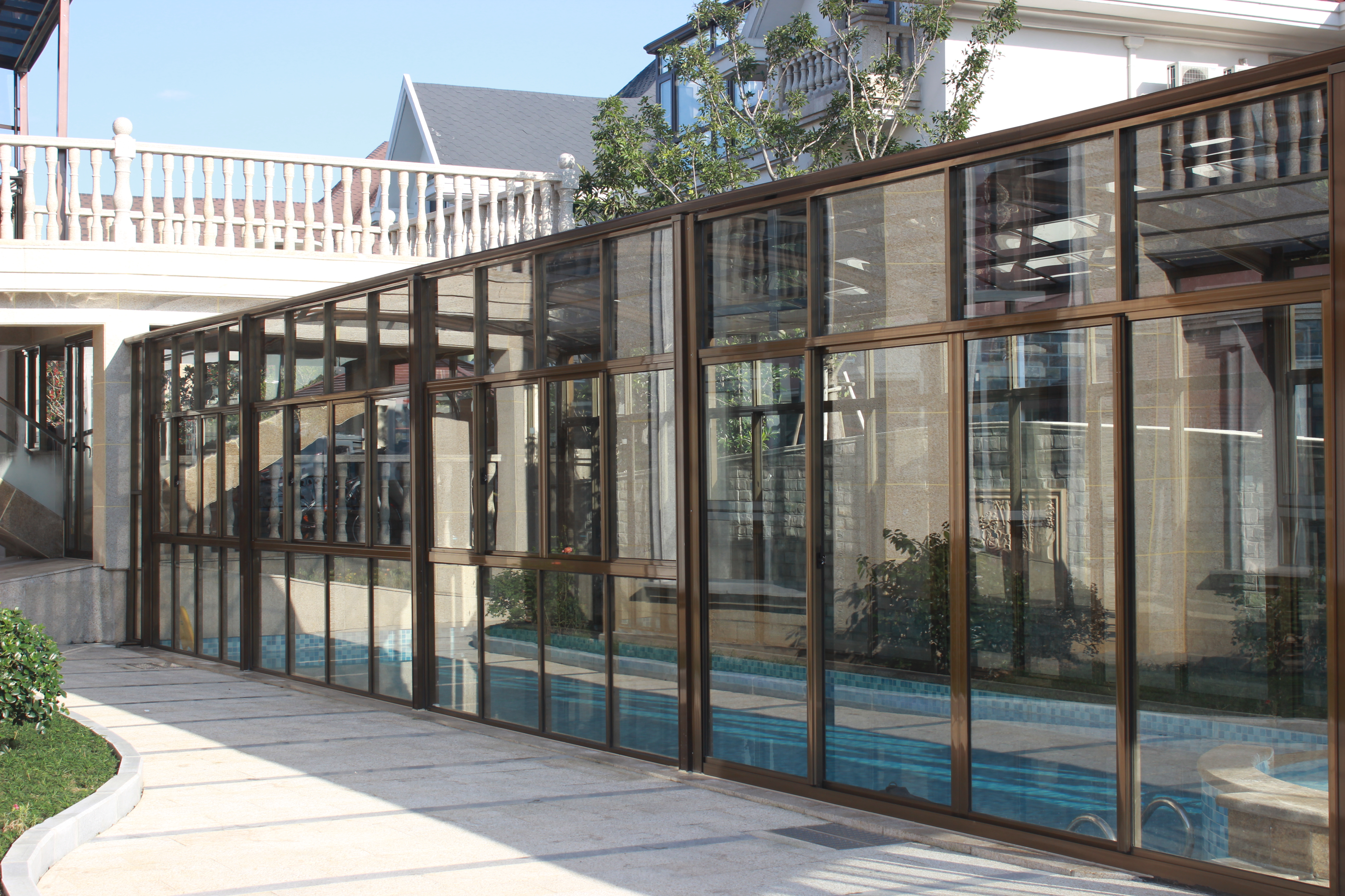 【效果圖】免費(fèi)測(cè)量設(shè)計(jì)（泳池棚）