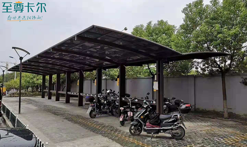 電動(dòng)車車棚圖片及價(jià)格？